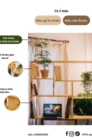 KỆ GỖ – KỆ SÁCH DECOR