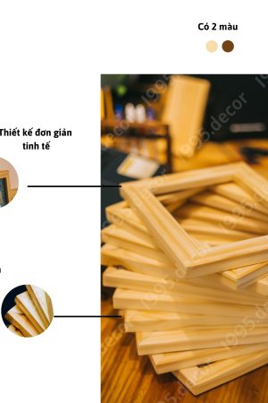 KHUNG ẢNH GỖ – DECOR KHÔNG GIAN SỐNG